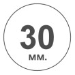 Діаметр 30мм.