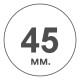 Діаметр 45мм.