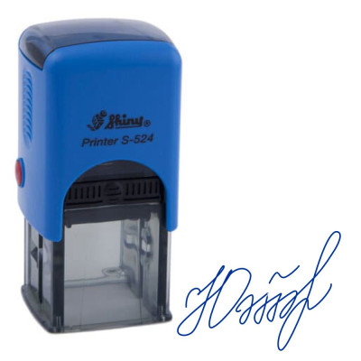 Факсиміле 24х24 мм., з корпусом