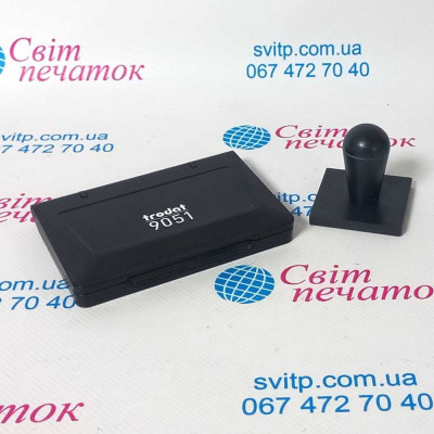 Набір пластикова колодка Gloria P41-41+ штемпельна подушка Trodat 9051