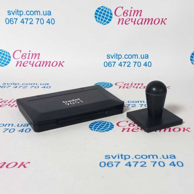 Набір пластикова колодка Gloria P41-41+ штемпельна подушка Trodat 9051