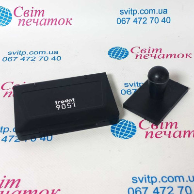 Набір пластикова колодка Gloria P60-40 + штемпельна подушка Trodat 9051