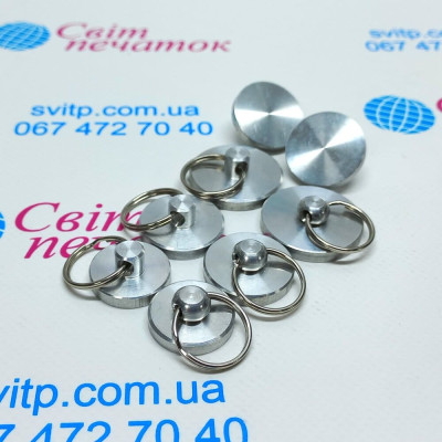 Металева печатка для пластиліну Ø25мм.