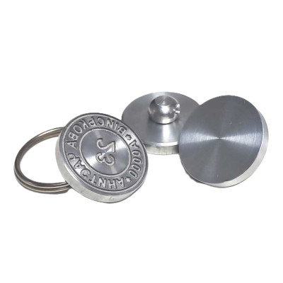 Металева печатка для пластиліну Ø20мм.