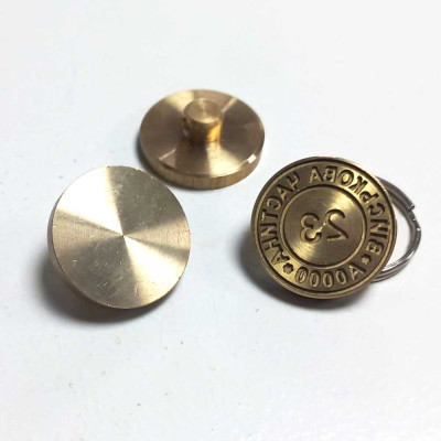 Металева печатка для пластиліну Ø20мм.