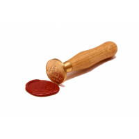 Металева печатка для сургучу Ø30мм.