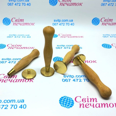 Металева печатка для сургучу Ø30мм.