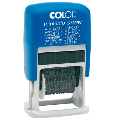 Штамп з бухгалтерськими термінами Colop S 120/W