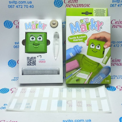 Самонабірний штамп для маркування особистих речей - Colop MARKY SET